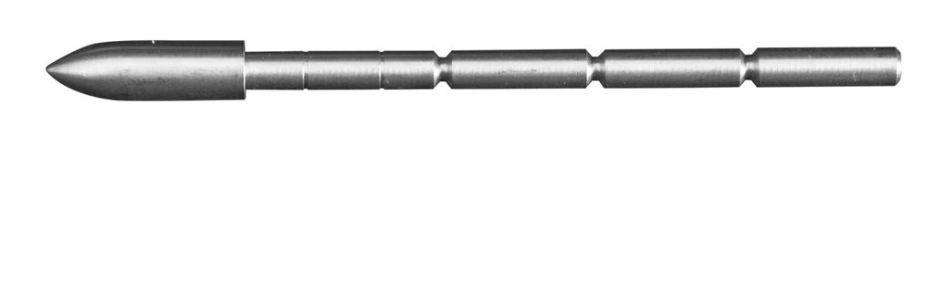 Flying Arrow Archery Element Series | Breakoff Points for .165 / .166 Micro Diameter | 175 Grain Target Points | Stainless Steel | Fits Micro Arrows | 350 Spine | 12 Pack