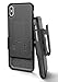iPhone Xs Max Belt Clip Case (2018 DuraClip) Ultra Slim Holster Shell Combo (Rubberized Grip Finish) Black (iPhone Xs Max)