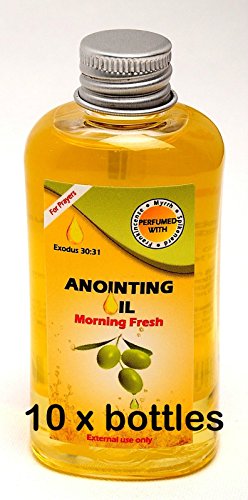 Huile d'onction encens myrrhe nard en lot de 10 flacons de 100 ml