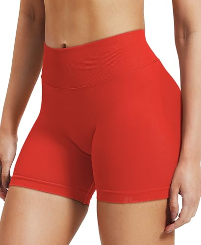 Image of VOYJOY Women Workout Impact Shorts 2.5 inch / 3.6 inch / 4.5 inch / 6 inch Scrunch Butt Booty | Tummy Control, High Waisted, Bike Short, Gentle Compression, for Women