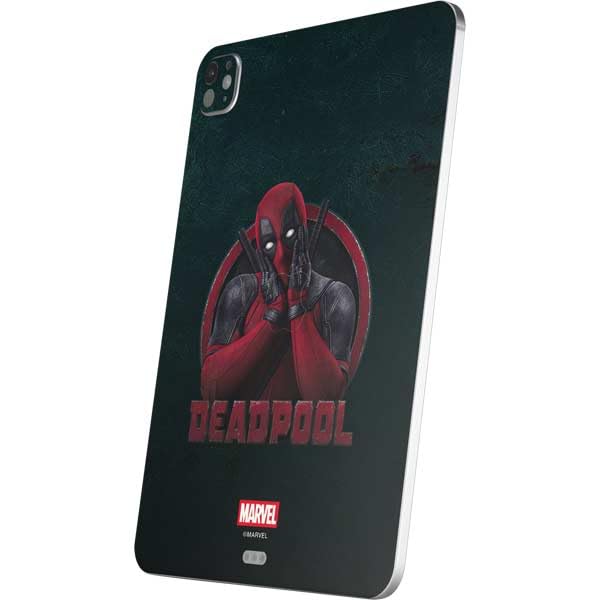 Skinit Decal Tablet Skin Compatible with iPad Pro 11in M4 (2024) - Officially Licensed Marvel Deadpool Legacy Surprised Deadpool Design