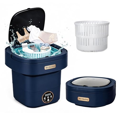Portable Mini Washing Machine 20L – Foldable Laundry Machine with 3 Cleaning Modes for Travel, Dorms, Camping & Baby Clothes