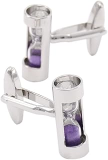 French Shirt Cuff Links Nails Creative Multi-color Timing Hourglass Fashion Men's
