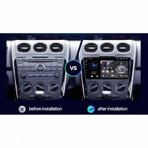 Navegador GPS Mazda CX7 Android Auto Wireless con cámara marcha atrás y WiFi 2