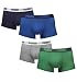 Produktbild Puma Herren Shortboxer Basic Unterhosen 4er Pack in verschiedenen Farben 521025001 (2er true blue (420)/2er amazon green-grey melange(072), M)
