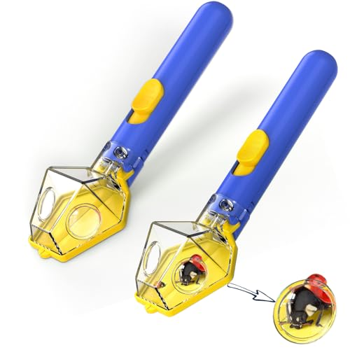 Bug Catcher for Kids, Insect Trap Kit with 6X Magnifier Glass - STEM Educational Exploration Tool for Indoor and Outdoor,Christmas Birthday Gift Toys for Adults, Boys, and Girls (Blue 2PCS)