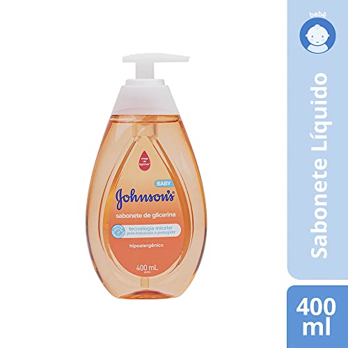 Johnson's Baby Sabonete Líquido Glicerina Da Cabeça Aos Pés, 400ml