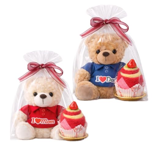 �ySai�ʁz���b�s���O�ς� ���� �ʂ������ �� �^�I���P�[�L 2�_�Z�b�g �M�t�g �� �� �v���[���g �a���� �N���X�}�X �h�V�̓� �җ�j�� ���肪�Ƃ� ���b�Z�[�W I?Mom I?Dad �I�ׂ�J���[�i�z���C�g/�u���E��/����2�_�Z�b�g�j (�z���C�g(