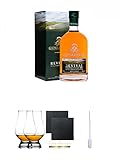 glenglassaugh torfa aged  Glenglassaugh Revival 0,7 Liter + The Glencairn Glass Whisky Glas Stölzle 2 Stück + Schiefer Glasuntersetzer eckig ca. 9,5 cm Ø 2 Stück + Einweg-Pipette 1 Stück