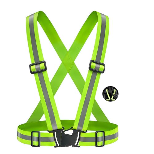 Haoutdory Chaleco Reflectante Alta Visibilidad,Chaleco de