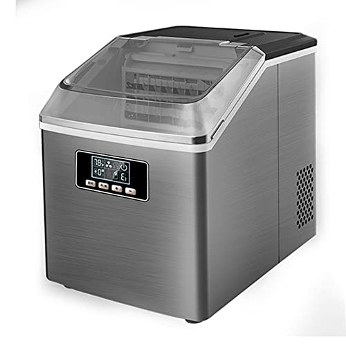 Máquina para hacer hielo de mostrador 25Kg/24H acero inoxidable