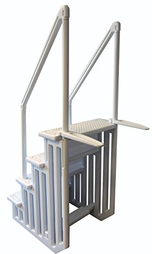 Escalera de plástico para piscina elevada miniatura 3