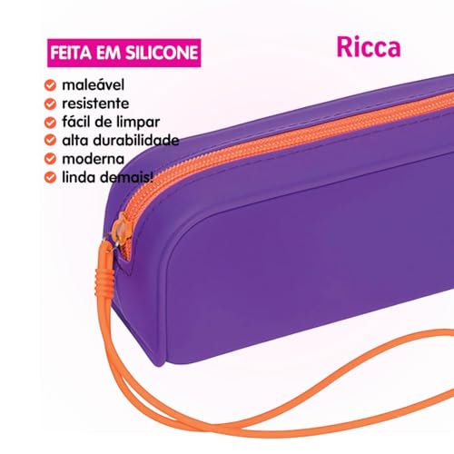 Ricca Necessaire De Silicone Retangular Ricca