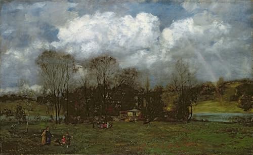 Tableau Début du printemps Hans Thoma 60x90cm pour habiller un grand mur vide