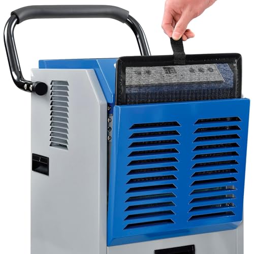 Image of Portable Heavy Duty Commercial Dehumidifier, 110 Pints Per Day