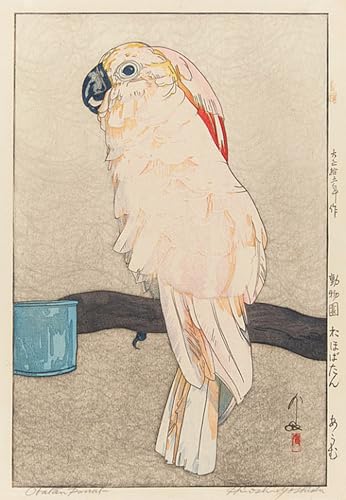 Tableau Yoshida Hiroshi Obatan Sittich pour habiller un grand mur vide