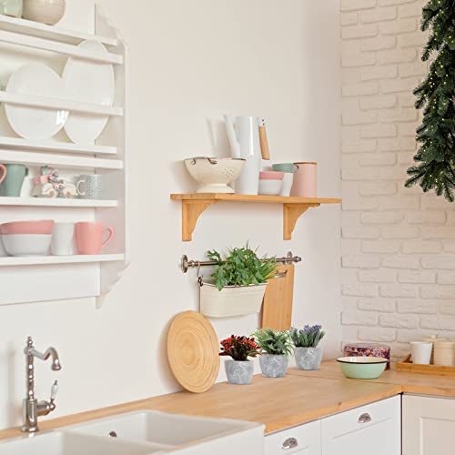 Martha&Ivan 3 Pack Small Fake Potted Plants Artificial Plants For Bookshelf Decor Coffee Table Decor Desk Decor #TOP4