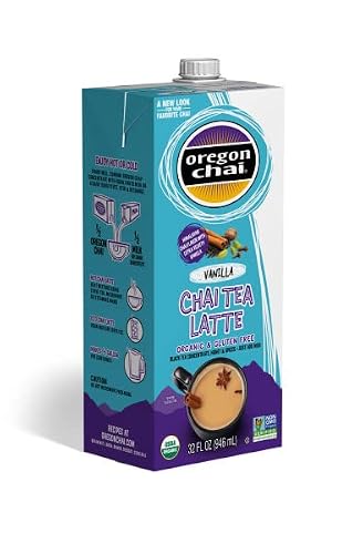 Oregon Chai Vanilla Chai Tea Latte Concentrate, 32 Fl Oz (Pack Of 6) #TOP5