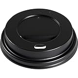 ABENA Gastro-Line Trinkdeckel, ideal für Einweg-Kaffeetassen und Plastikbecher für Tee, Suppe und andere heiße Getränke, genießen Sie To-Go-Getränke mit Leichtigkeit und vermeiden Sie Verschütten,