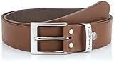 35 mm breit camel active Herren 402610/9B61 Gürtel, Braun (Cognac 21), 95 (Herstellergröße: M)