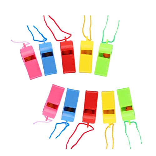 Apitos de Plástico da Stosbok, Apitos de árbitro coloridos para reabastecimento, 24 peças (cor aleat