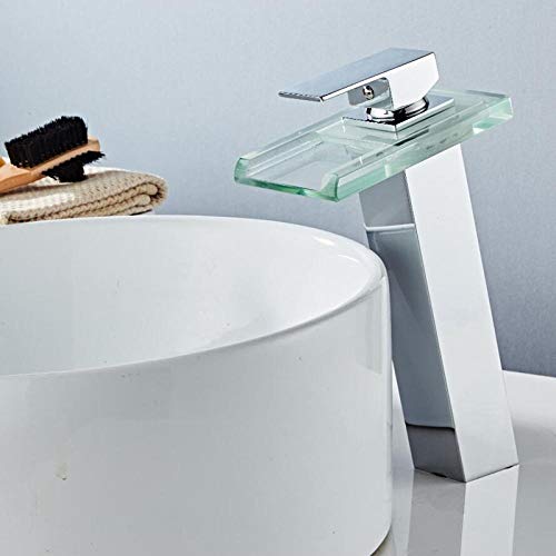 Rubinetto Led Cambiamenti di colore Vetro Cascata