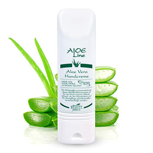 Aloe Vera Handcreme - Hand- & Nagelpflege - Zieht schnell ein, repariert & sorgt für weiche Haut - enthält 10% Aloe Vera, Glycerin, Bisabolol & Allantoin - VEGAN / 1er Pack (1 x 100 ml) Cover