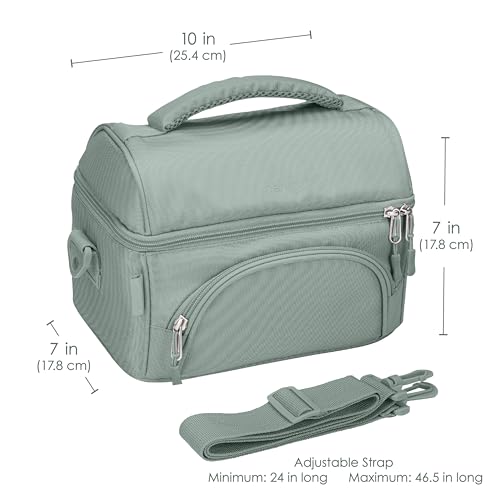 image for Bentgo® Deluxe Lunch Bag - Durable and Insulated Lunch Tote with Zipp