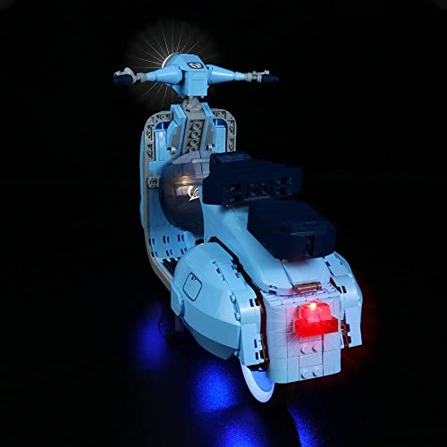 FULHOLPE LED Beleuchtung Lichtset für Lego Vespa 125 Vintage Roller Modellbausatz, LED Licht Kit Beleuchtungsset… – Bild 5
