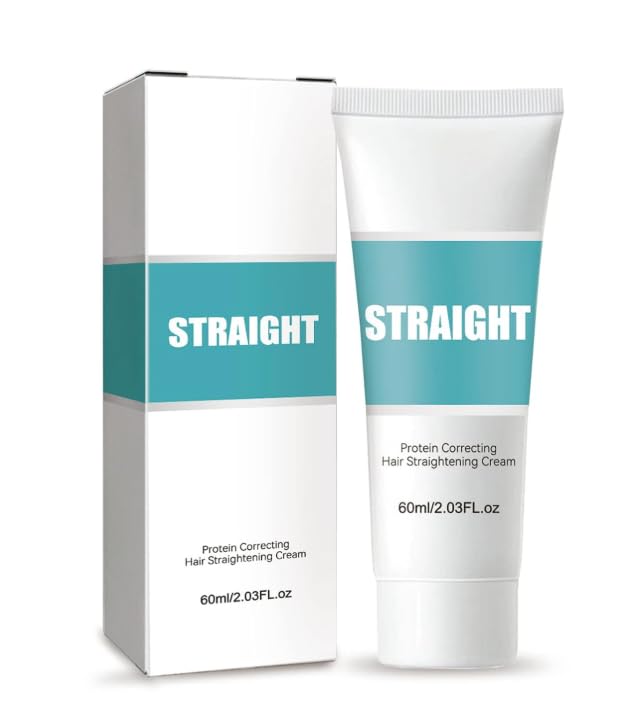 Crema Alisadora para Cabello con Corrección de Proteínas y Colágeno, Loción Nutritiva para Mujeres, 60ml