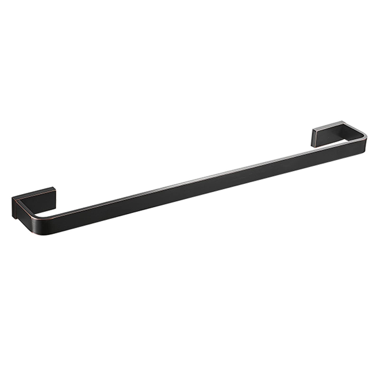 Black Solid Copper Ręcznik Bar 60cm / 23.6inch, Retro Ręcznik na ścianie Ręcznik do sprzętu łazienkowego i Kuchnia, Szczotkowane Wykończenie Pojedyncze Rack Ręcznika