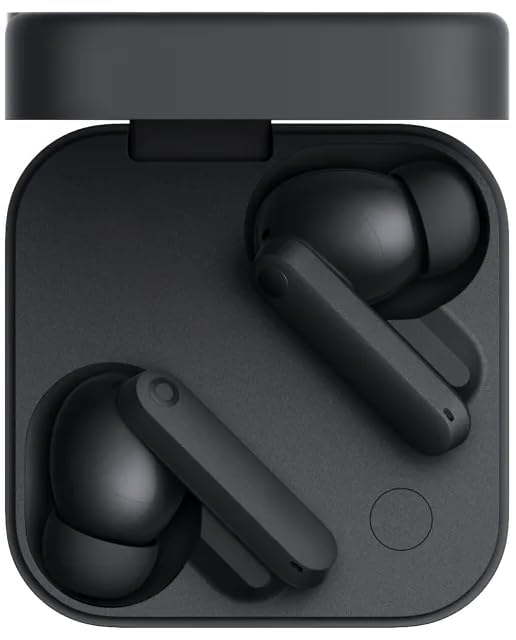 Image of Earbuds Compatible for CMFF by Notthing Buds 2a Truly Wireless Bluetooth in Ear Earbuds with 42 dB ANC, 12.4mm Driver, Dirac-Tuned, Ultra Bass Tech, 35.5 hrs Playback (Black)