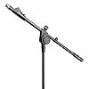 Gravity MS 2322 B - Microphone Stand with Round Base and 2-Point Adjustment Telescoping Boom, Long #3