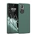 Produktbild kwmobile Hülle kompatibel mit HONOR 50 Hülle - Silikon Handy Case - Handyhülle weiche Oberfläche - kabelloses Laden - Tannengrün