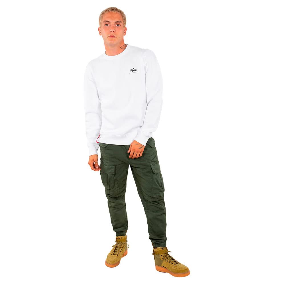 Alpha Industries Basic Sweater Small Logo Sudadera Hombre (Pack de 1)