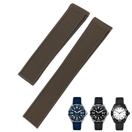 Accessoire montre bracelet caoutchouc silicone 20mm 22mm pour boîtier Carrera