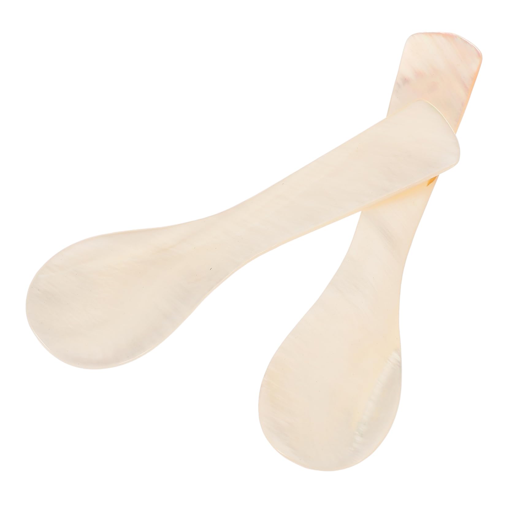 Veemoon Luxury Spoons 2 Piece Set for Serving Caviar Salt Condiments Ice Cubes and Desserts for Your