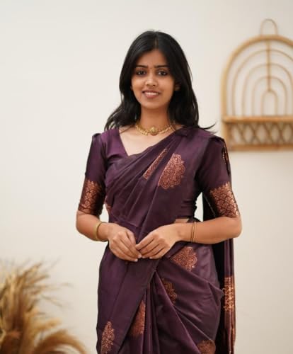 Image of Avantika Fashion Women's Kanjivaram Soft Silk Banarasi Sarees With Blouse Piece For Women