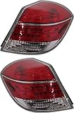 Garage-Pro Rear Tail Light Assembly, Tail Lights For Saturn Aura 2007-2009 Halogen With Bulb(s) Driver, Passenger Side