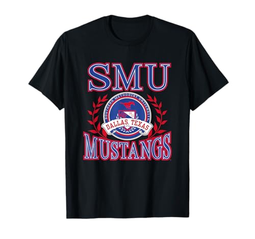 SMU Mustangs Laurels Officially Licensed T-Shirt
