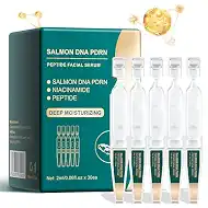 PDRN Peptide Niacinamide Serum - Instant Face Lift & Anti Aging Serum for Wrinkles, Fine Lines, Dull Skin Even Skin Tone Glass Skin, Hydrating Facial Serum for Women, 30x2ml Single-Use Biodegradable