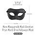 Masquerade Mask For Men Antique Look Mask for Masquerade Party, Venetian Party, Mardi Gras, Halloween & Masquerade Ball (Black)