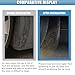 GAOLAOSY Car Mud Flaps, 12 × 8.5In Flexible & Bendable Splash Guards Set, Vehicle Front & Rear Mudflaps Protection with Screws, Car Exterior Accessories for Sedan, SUV