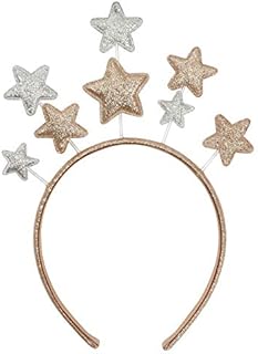 Lurrose Star Headband Christmas Hairband Cute Star Hair Hoop Xmas Hair Accessories Happy New Year Headband for Party Festival Holiday Birthday