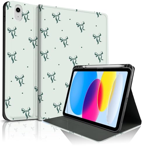 Étui iPad 11 2025 papillon vert idéal pour vos cafés et voyages