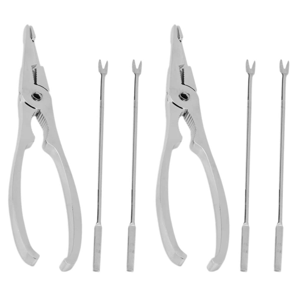 HEMOTON Kit Per Chele Di Granchio in Acciaio Inossidabile Set Di Pinze Per Crostacei E Forchette Ergonomiche Per Frutti Di Mare Adatto a Granchi Aragoste E Noci Facile Da Usare E Portatile