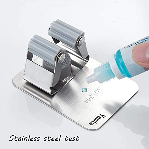 Broom Mop Stainless Wall Mount Holder Self Adhesive Tape, Brush Broom Gripper Holds , Storage Racks & Organization For Your Home, Kitchen Pan , Garage Bathroom Garden Tool Rack No Drilling 2 Pack #TOP1