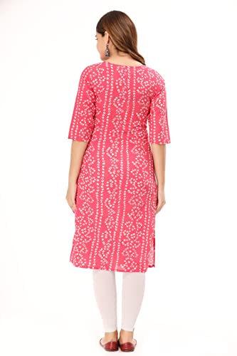 Image of rytras Women's Cotton Straight Fit Straight Kurti