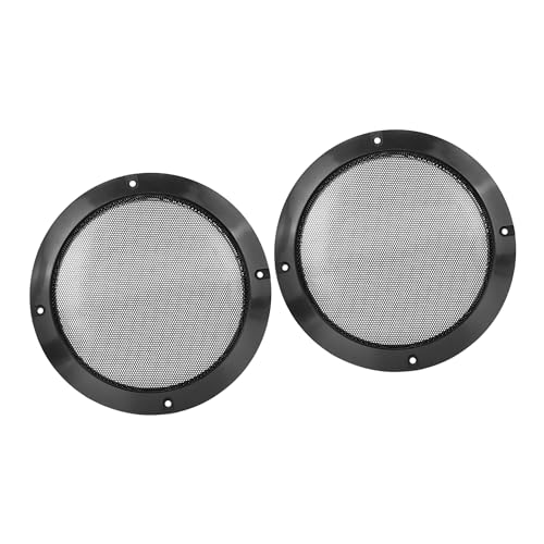 A ABSOPRO Speaker Cover Mesh Grill Horn Guard 6.5 Inch Plastic (Set of 2)