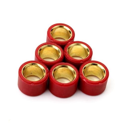 Car 6PC Variator Roller 7g 11g 12g 13g 16g Weights 20x15mm Fit for Kym B&W Grand Dink 125cc 150cc Classic 200cc Model Replacement(Brown)